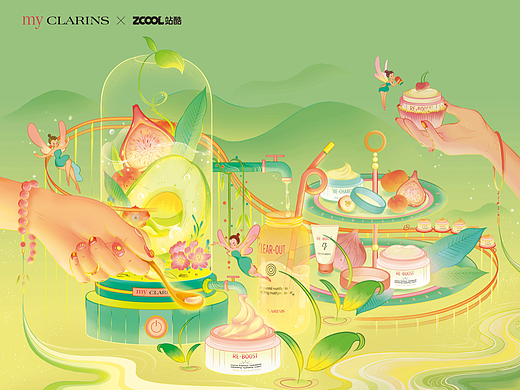 「my CLARINS 寻找天然好食肌 」#美肌华堂 