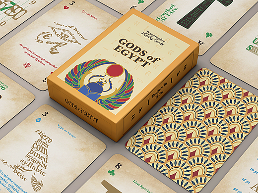 古埃及众神纸牌设计