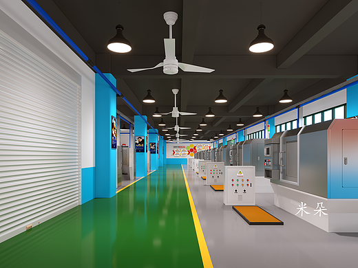 一组学校效果表现 | 教室+实训区