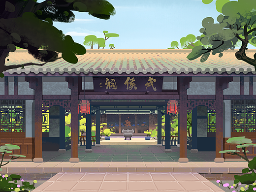 作业盒子古诗词插画