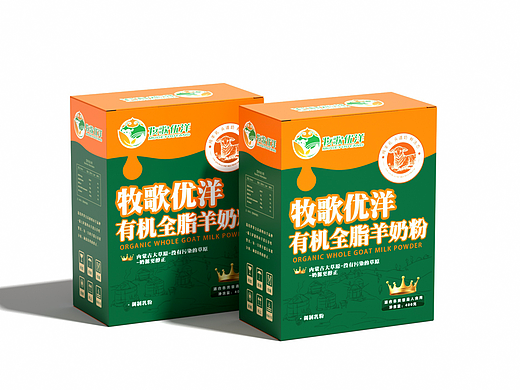 牧歌优洋丨羊奶粉品牌包装设计