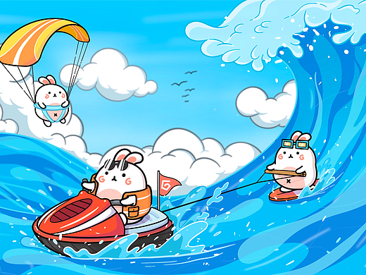 狂欢一夏 IP图库设计