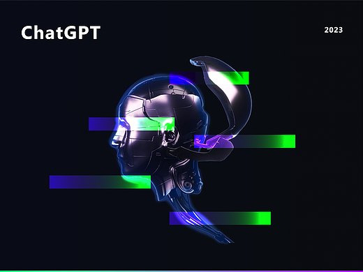 ChatGPT主题动态视觉海报