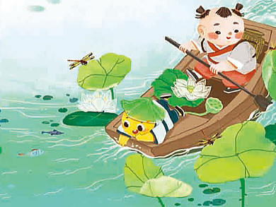 上色-古詩（個(gè)人主頁-ZNjQ4Mzc2ODQ=） - 兒童插畫 - 站酷設(shè)計(jì)師大河畫畫原創(chuàng)素材 - 站酷ZCOOL