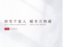 小雪海報(bào)—簡(jiǎn)