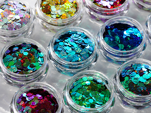 格利特金葱亮片变色龙