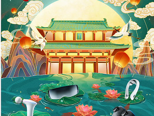 中秋节插画