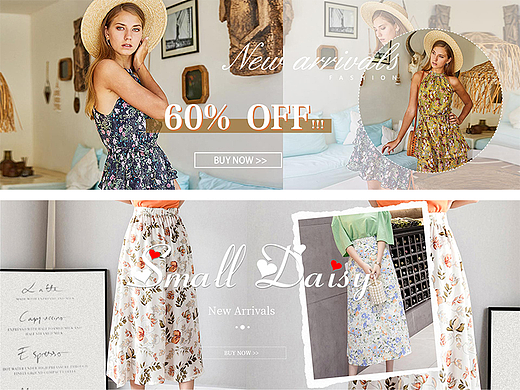 Aliexpress 速卖通 女装Banner（个人主页-ZNjEwMTQ1MTI=） - 电商 - 站酷设计师易南城原创素材 - 站酷ZCOOL