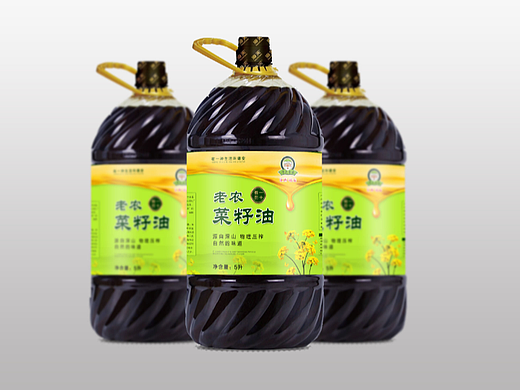 菜籽油食用油包装设计不干胶
