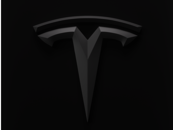 特斯拉logo-多边形建模渲染_大耳阿东-站酷ZCOOL