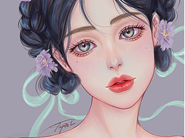 厚涂头像练习合集