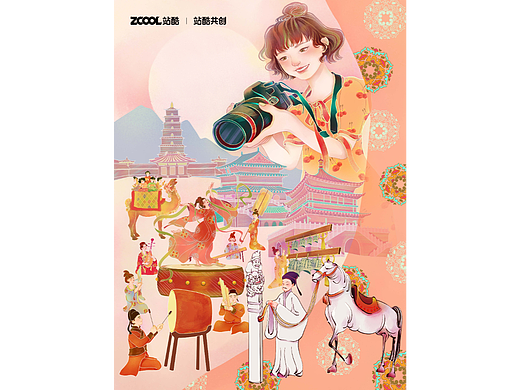 大唐長(zhǎng)安（個(gè)人主頁(yè)-ZNjQxMDg4MTI=） - 藝術(shù)插畫(huà) - 站酷設(shè)計(jì)師儷堂燕原創(chuàng)素材 - 站酷ZCOOL