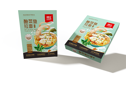 酸菜鱼拉面包装设计