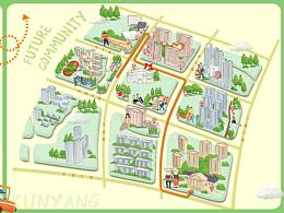 社区浏览点位图