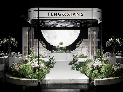 小香风婚礼舞台