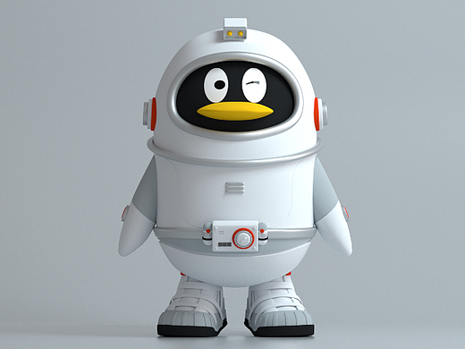 腾讯QQ Space QQ20周年IP形象临摹