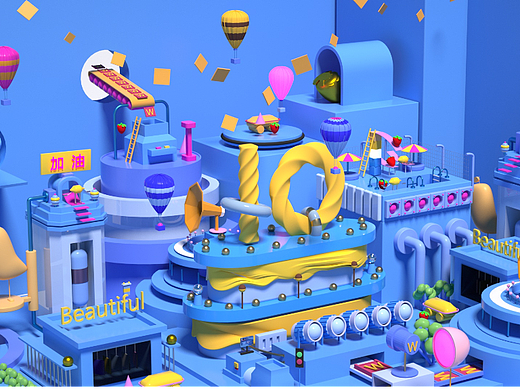 C4D建模、OC渲染