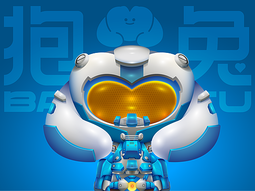 抱心兔IP形象设计