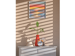 小白自學(xué)C4D臨摹-第四彈 光影小場景