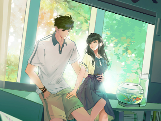 夏日校园爱情