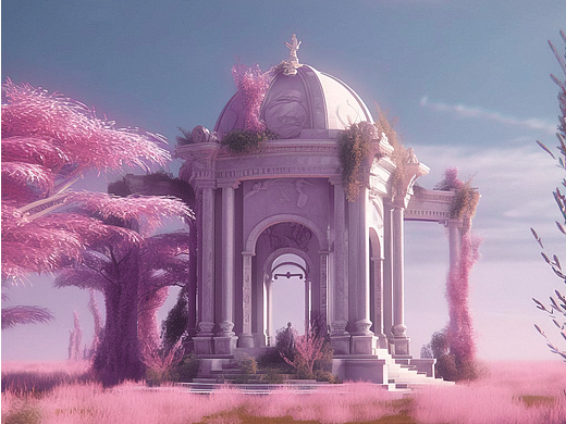 midjourney生成梦幻场景2