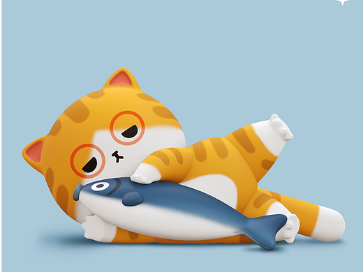 blender原创动画 花式摸鱼