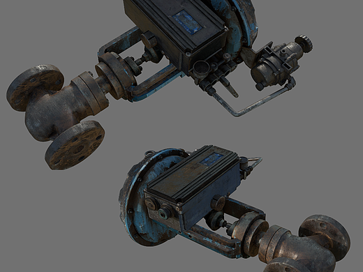 调压阀（个人主页-ZNjEwOTgwMTI=） - 工业用品/机械 - 站酷设计师CG搬运工原创素材 - 站酷ZCOOL