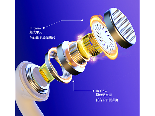 耳机产品渲染图
