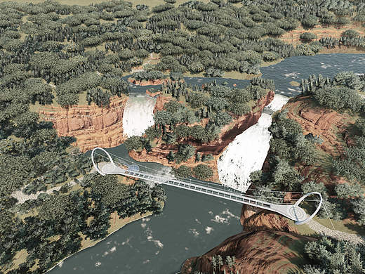 默奇森瀑布概念设计