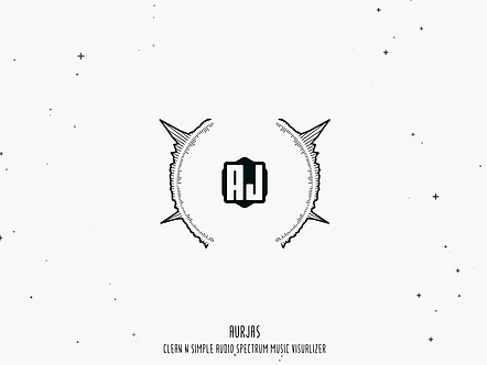 AE模板|简单音频频谱音乐可视化工具片头综艺开场