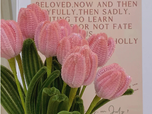 扭扭棒手工-郁金香制作教程