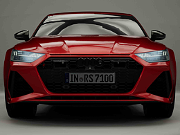 audi rs7 实时渲染测试 UE5.1 studio影棚无天光 CGI