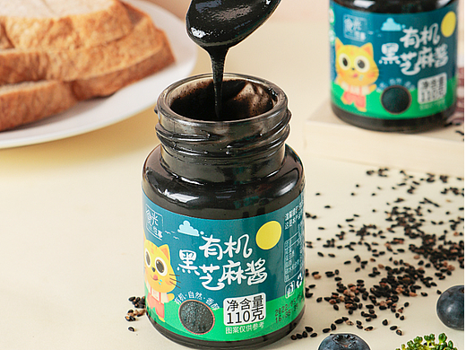 食光往事有机黑芝麻酱产品拍摄