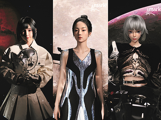次世作品：虚拟人翎/南梦夏/Purple拍摄2022《嘉人》
