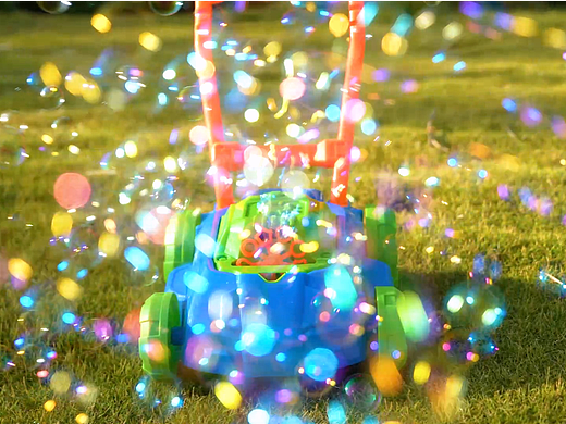 割草泡泡机玩具视频