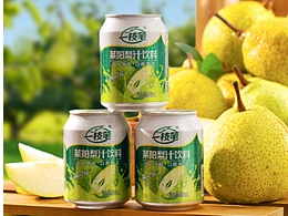 产品摄影|一枝笔莱阳梨汁主视觉