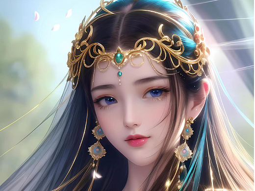 AI古装美女头像集合！