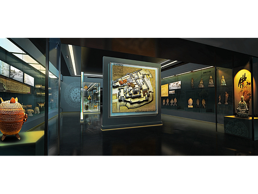 枣庄博物馆创意空间规划效果图方案（个人主页-ZNTk3OTk3NTY=） - 商业空间设计 - 站酷设计师智创多媒体科技原创素材 - 站酷ZCOOL