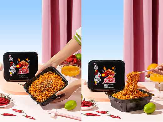 美食摄影｜火鸡面