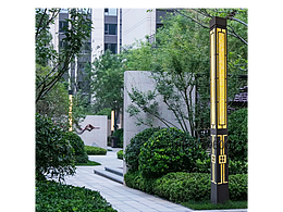 方形景观灯不锈钢户外庭院灯楼盘立柱灯园林灯小区路灯