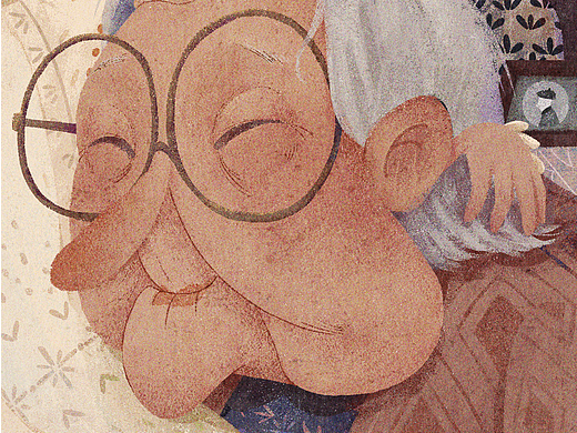 祖母｜儿童插画