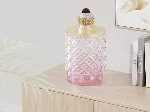 玻璃香水瓶建模渲染