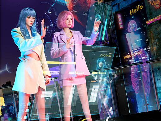 WAHIN「敢为青年·当立潮头」数字人新品发布会