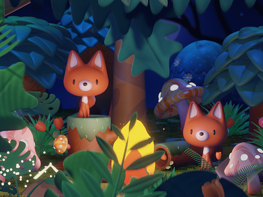 学了一星期的Blender动画