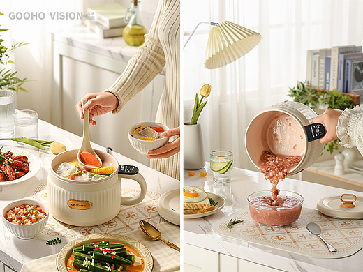 利仁电煮锅丨厨房电器丨古禾造图 GOOHO VISION