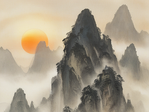 李商隐 北青萝（个人主页-ZNjgwMTc0ODA=） - AI作品 - 站酷设计师秒距原创素材 - 站酷ZCOOL