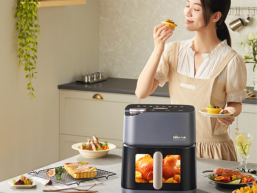 小家电/空气炸锅平面拍摄