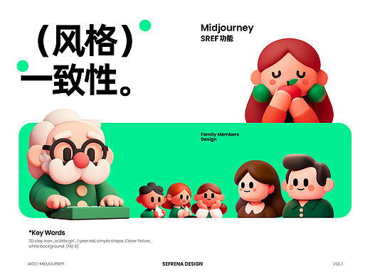 midjourney-sref功能—IP家族设计