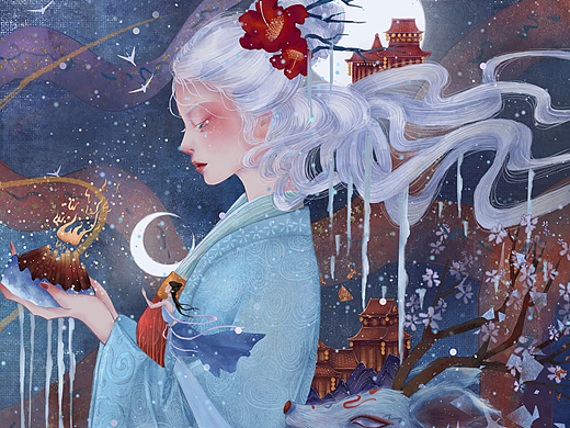 24节气插画之小寒