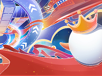 蜜雪冰城、八仙过海、元宇宙插画